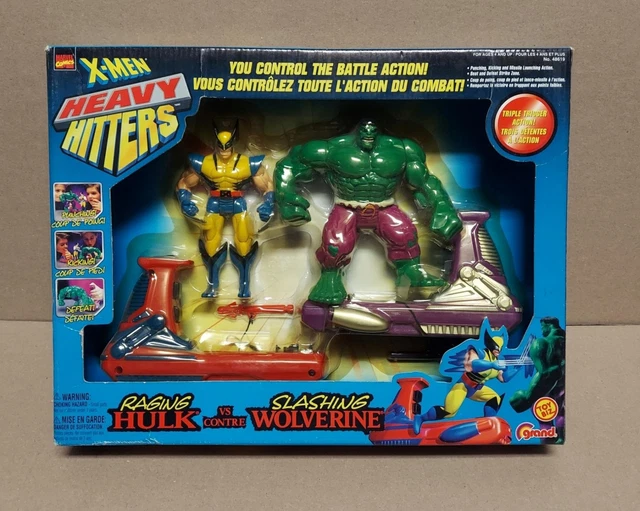 Marvel Heavy Hitters X-Men Hulk Vs Wolverine New Toy Biz 1997