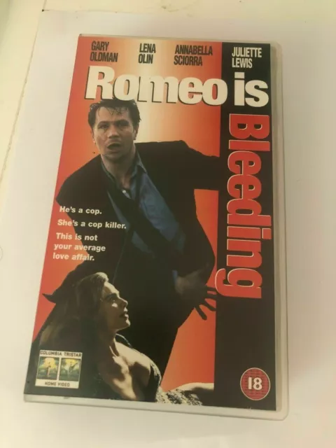 Romeo Is Bleeding {1993, Vhs/Pal, Cinema Club Label} Gary Oldman. Deleted Title!
