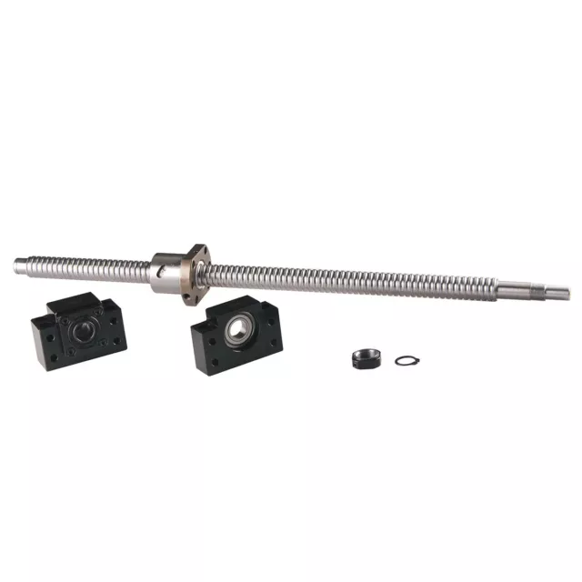 Rolled Ballscrew SFU2005-200~2500mm &Ballnut BK&BF15 End Support CNC Machine Kit