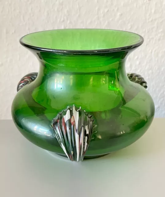 Glas-Vase wohl KRALIK Jugendstil Art Deco Loetz Böhmen