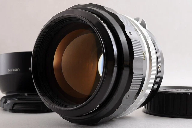 【MINT】NIKON Non AI NIKKOR H Auto 85mm F/1.8 MF Portrait Lens HN-21 Metal...