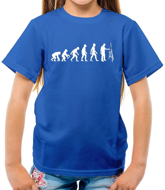 T-shirt Humour Homme ÉVOLUTION : BASKET - Noir, Coton, Fait Main En France, Rigolo