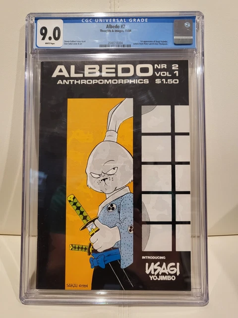 ALBEDO #2 CGC 9.0 1st Appearance of USAGI YOJIMBO (plus Albedo 0, 1, 3, 4)