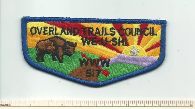 Do Scout Bsa Oa Lodge 517 We-U-Shi Buffalo Flap Overland Trails Council Nebraska