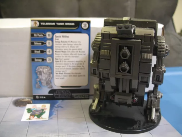 =Star Wars Miniatures FORCE UNLEASHED Telosian Tank Droid 57/60 with card =