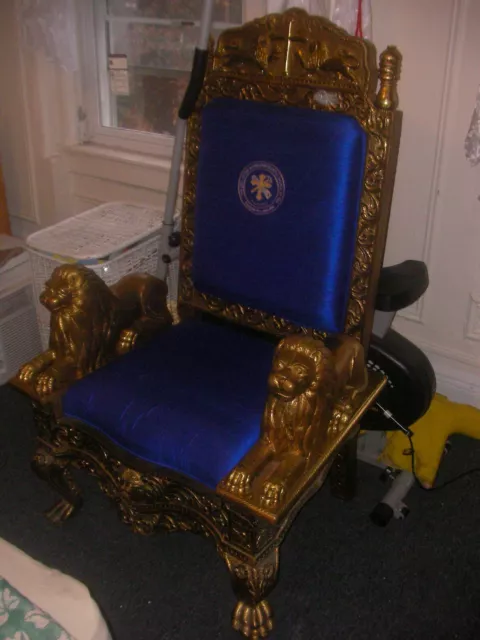 Royal/Religious Gold Throne For Staging, Sets, Photo Shoots, Etc. 3