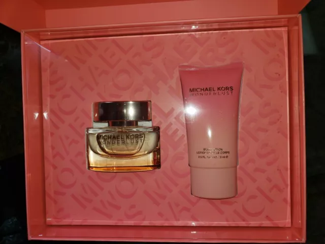 MICHAEL KORS WONDERLUST Eau De Parfum Body Lotion Gift Set BOXED