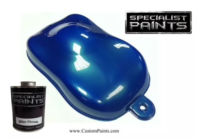 Pint KIT of Base Pearlz - Blue Ocean - Urethane Based, Automotive, Pearl, Auto