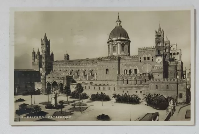 72880 Cartolina - Palermo - Cattedrale - fp vg 1933