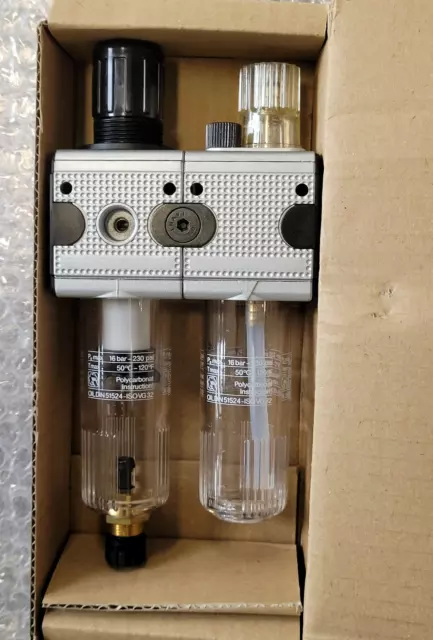 AIRTEC G3/8 Unità di Manutenzione Filterregler Oli - Nuovo Ovp - Worldwide
