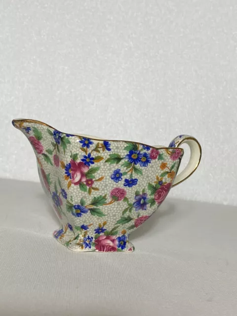 Old Cottage Chintz Royal Winton English Pottery Creamer