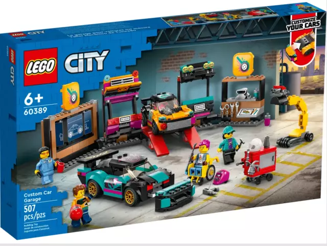 Lego 60389 City Garage Auto Personalizzato