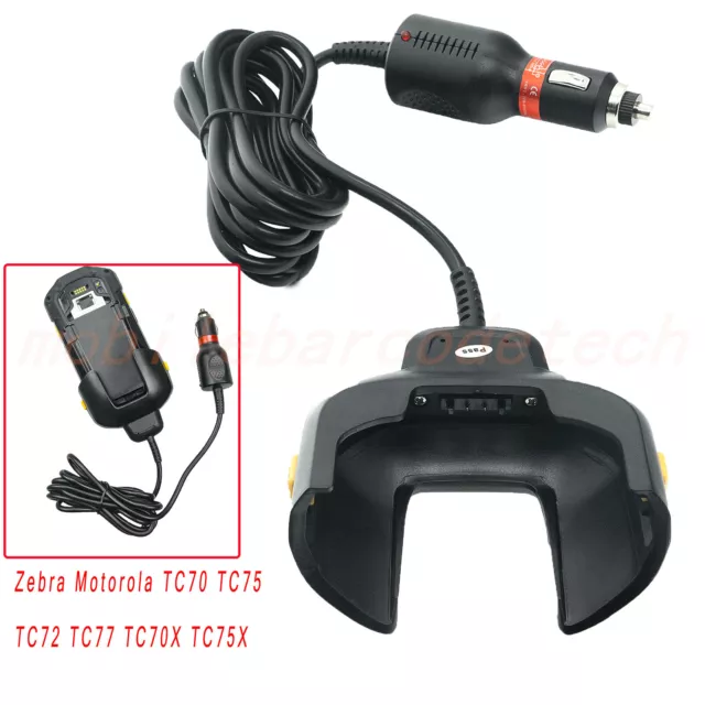 Vehicle Auto Charger Cable for Zebra Motorola TC70 TC75 TC72 TC77 TC70X TC75X