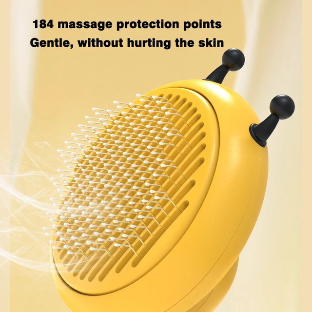 Pet Brush Dog Cat Hair Remover Comb Grooming Massage Deshedding Self 4