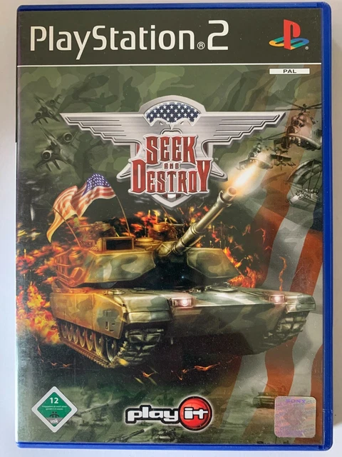 PS2 Seek and Destroy IMBALLO ORIGINALE Playstation 2 BESTSELLER