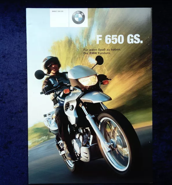 BMW Motorrad F 650 GS Prospekt 2000, 24 Seiten
