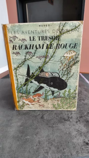 Casterman Bande Dessinée Herge Tintin Le Tresor De Rackham Le Rouge Eo 1945 Em