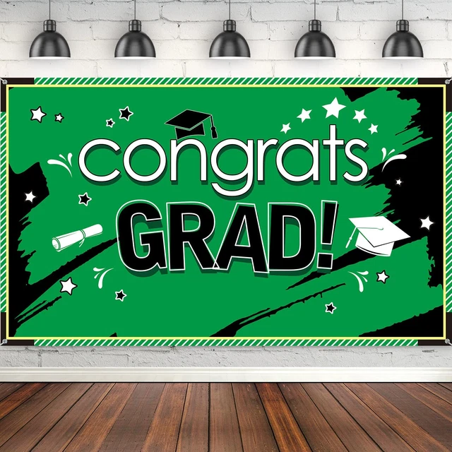CLASS OF 2024 Congrats Grad Banner for Graduation Party Supplies 2024