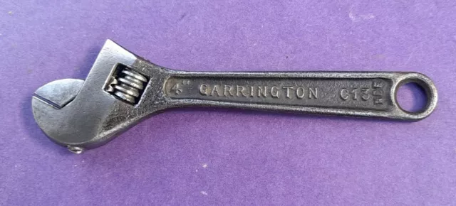 Vintage GARRINGTON JACKDAW 4” Adjustable spanner. C13