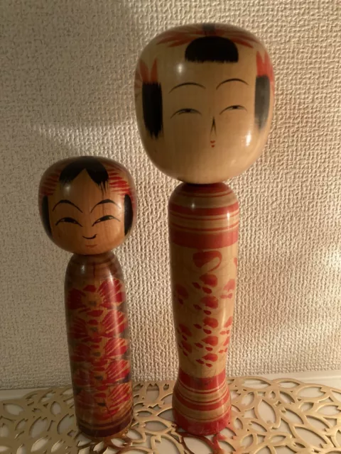 Kokeshi Doll Japanese Traditional Vintage Antique Niigata Miyagi Japan