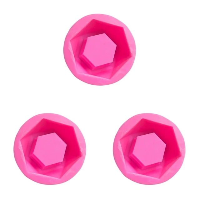 3 piezas Olla de bonsái Formas Pastel Decoración Forma Hágalo usted mismo Chocolate Molde