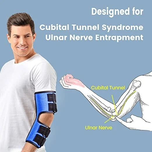 ELBOW BRACE SPLINT Support for Cubital Tunnel Syndrome Ulnar Nerve