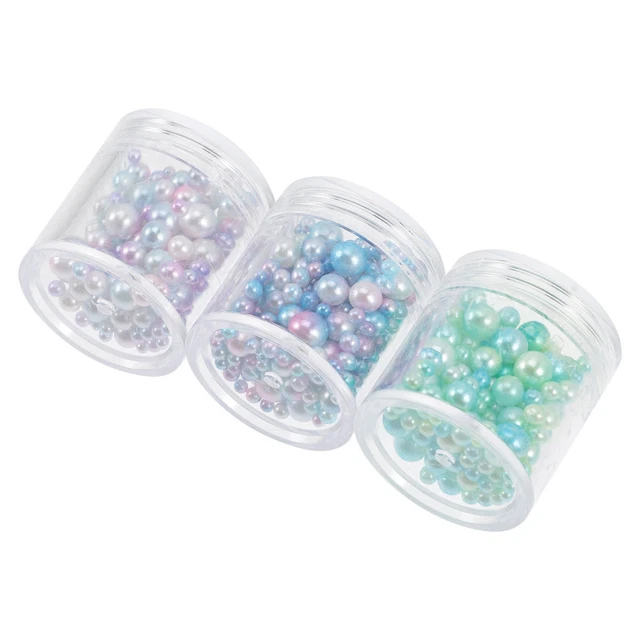 3 scatole di Attraente Pratico Delicato Mestiere Perle Per Vaso di Decorazione