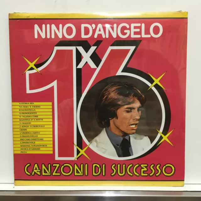 Nino D'Angelo - 16 Canzoni di successo (rosso), vinyl LP compilation [sigillato]