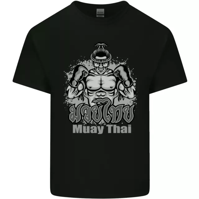 Muay Thai Boxe Mma Arti Marziali Kick Uomo Cotone T-Shirt