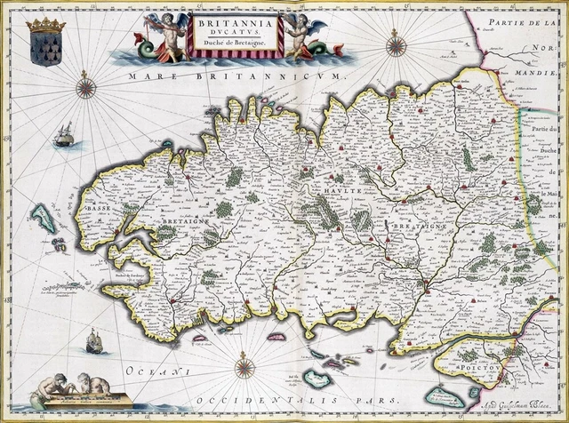 Reproduction De Carte Ancienne – Franche-Comté 1663 – Affiche Décorative