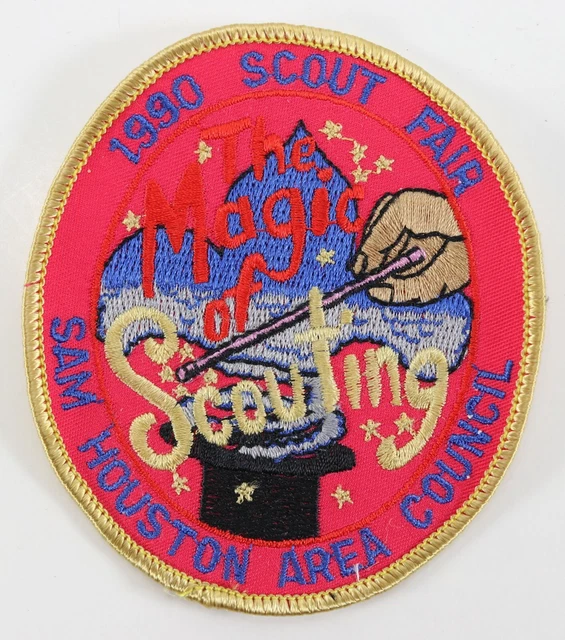 VINTAGE 1990 SCOUT Fair Magic Scouting Sam Houston Boy Scouts BSA Camp