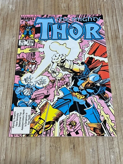 Mighty Thor #339 (Marvel 1984) 1st appearance + origin Stormbreaker! Great Cond.