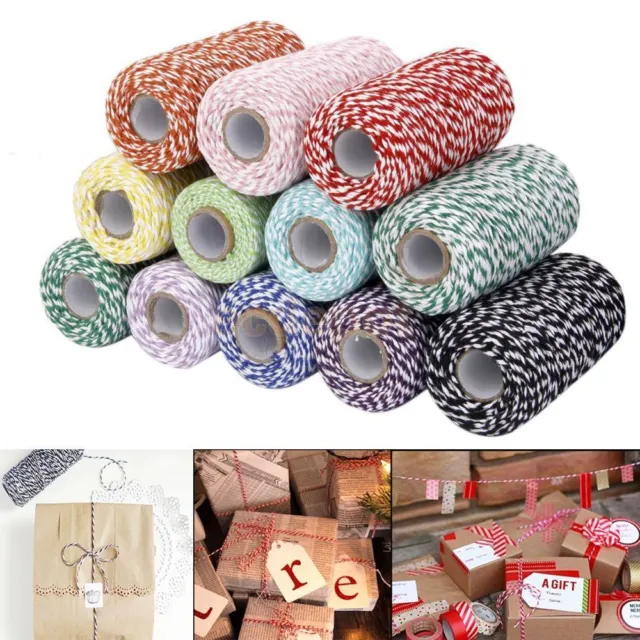 Christmas Handmade Packing Craft Projects DIY Rope Cotton Cords Twine String