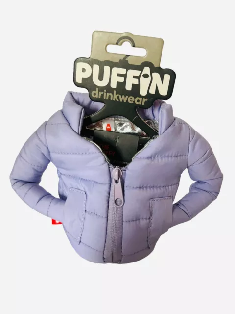 Chaqueta Enfriadora de Lavanda Puffin Beverage The Puffy NUEVA Púrpura