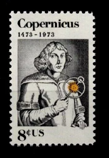 Astronom Nikolaus Kopernikus (1473-1543). 1W. USA 1973