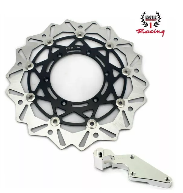 Suzuki RM 125 250 320MM Front Brake Disc Rotor Bracket DRZ400E DRZ400S 00-08