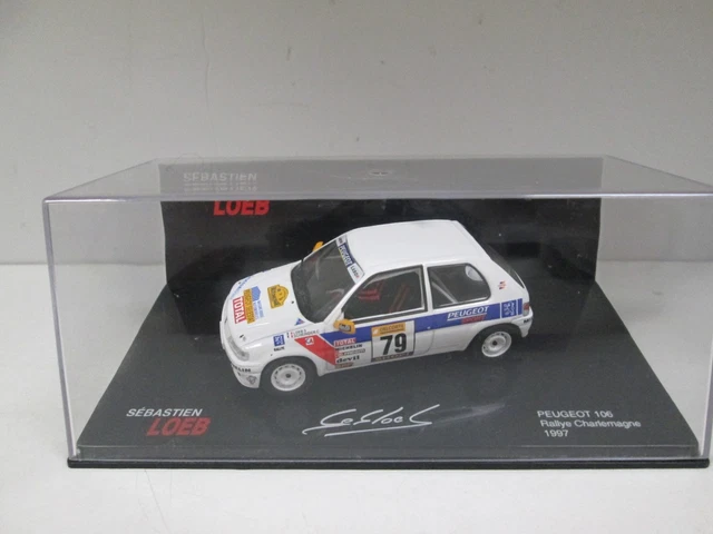 Décalcomanies 1/43 PEUGEOT 106 Sébastien Loeb - Rallye Loire-Atlantique 1997 - Neuf
