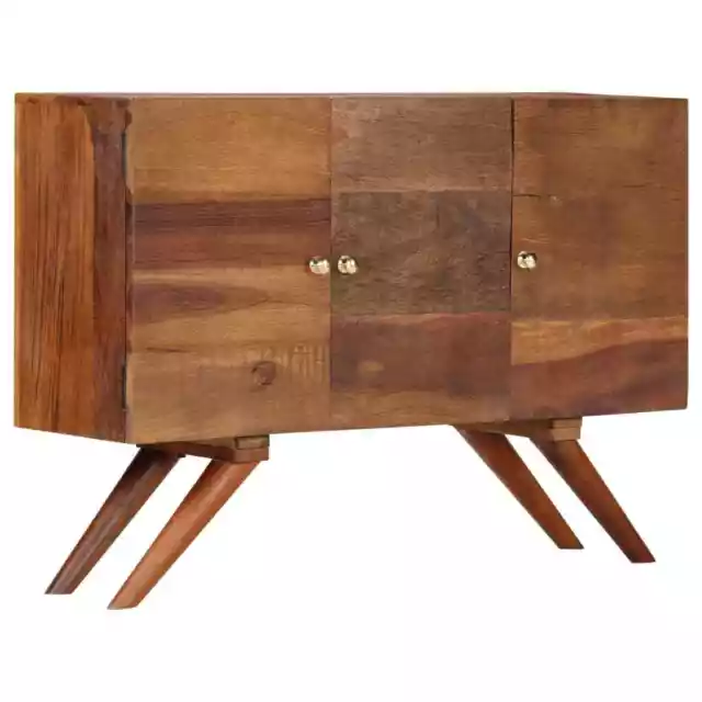 Credenza in Legno Massello di Recupero Marrone Armadietto Mobile Madia vidaXL