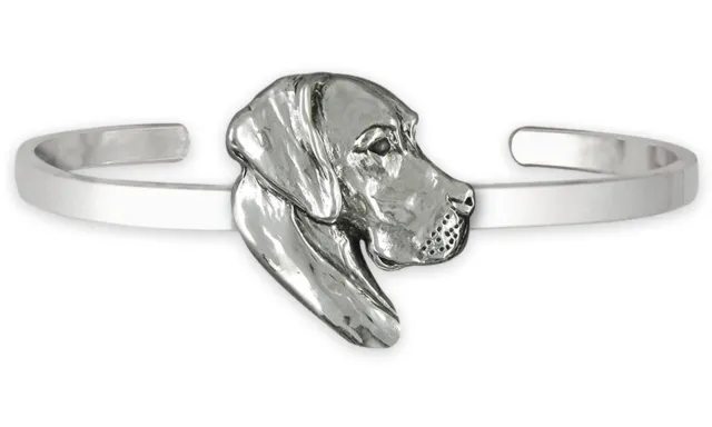 Great Dane Jewelry Sterling Silver Handmade Great Dane Bracelet  GD15-CB