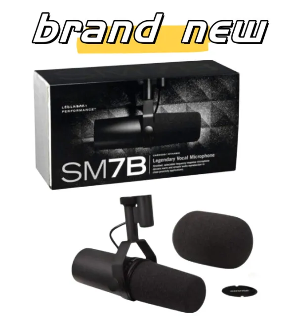 New SM7B Vocal / Broadcast Microphone Cardioid shure Dynamic US Free Shipping