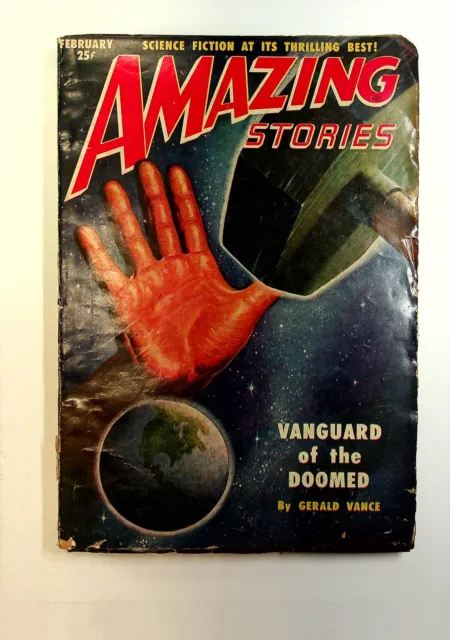 Amazing Stories Pulp Feb 1951 Vol. 25 #2 GD/VG 3.0 TRIMMED