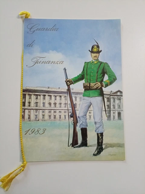 Calendario Guardia di Finanza 1983