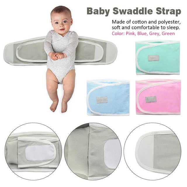 Boys Girls For Safety Bedroom Solid Sleeping Baby Swaddle Strap Wrap Arms Only