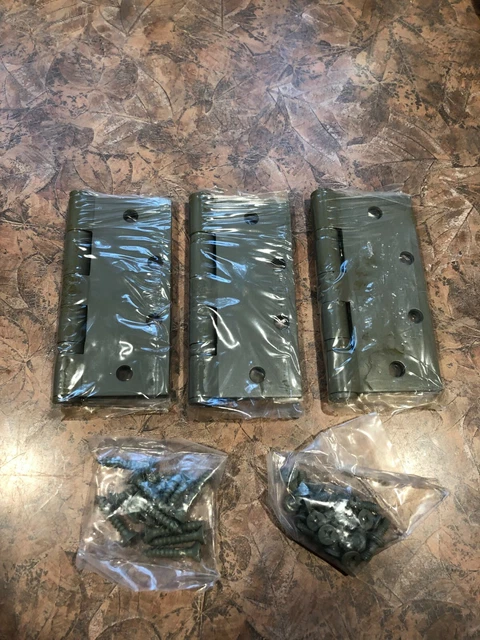 World Class Hinges BB81 Commercial Door Hinges 5.0" x 4.5" 600 USP NRP Set of 3