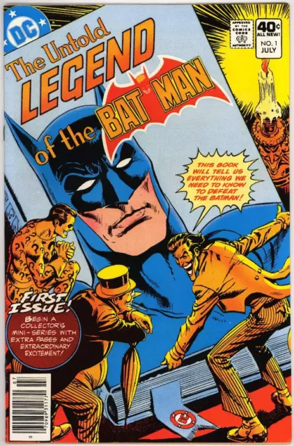 Untold Legend Of The Batman 1 Vf/Nm 9.0 High Grade John Byrne Dc Bronze Age Bin