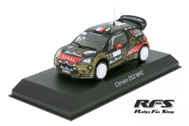 Citroen DS3 WRC Sebastien Loeb Rallye Rally France Alsace 2013 1:43 Norev 155361