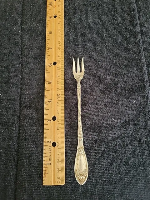 Antique Oxford Silver Plate Co. Narcissus 1908 Seafood Fork