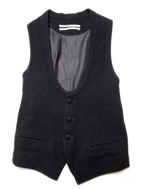 Robert Geller New York Black Vest Size 46