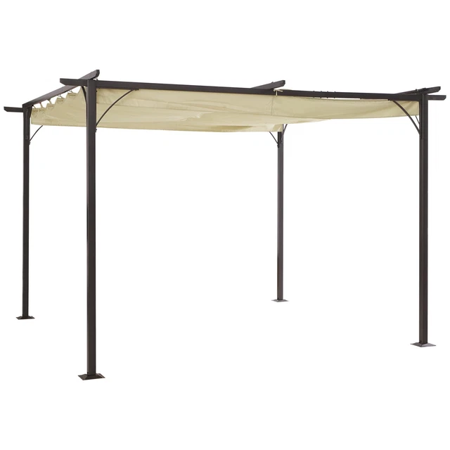 GOPLUS Gazebo da Giardino Impermeabile e Resistente ai Raggi UV, Gazebo