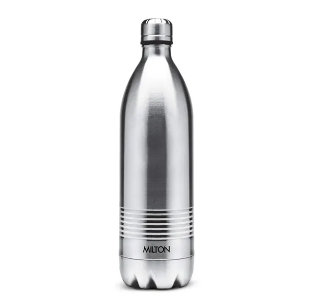 Milton Duo DLX 750 Thermosteel 24 Hours Hot & Cold Water Bottle, 750 ML, Silver